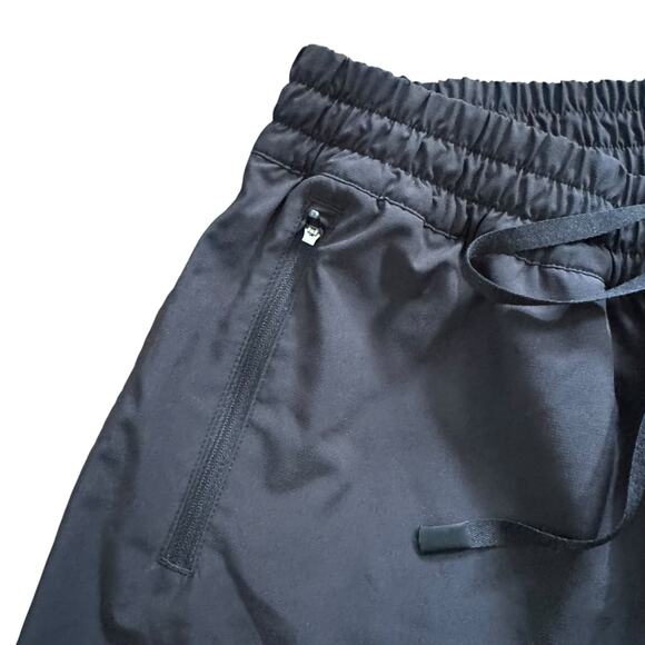 TomboyX Gender Neutral Swimwear Board Shorts Size XL Black Colorful Lining - Picture 3 of 10